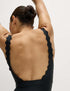Marks & Spencer "Neoprene Scallop Plunge Swimsuit"